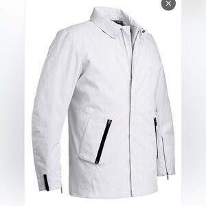 Porsche Design Fashion Rare White Jacket Made In Italy Size EU 52 US L